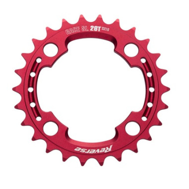 REVERSE Chainring Race SL 2x10 80mm 26T shiftable red