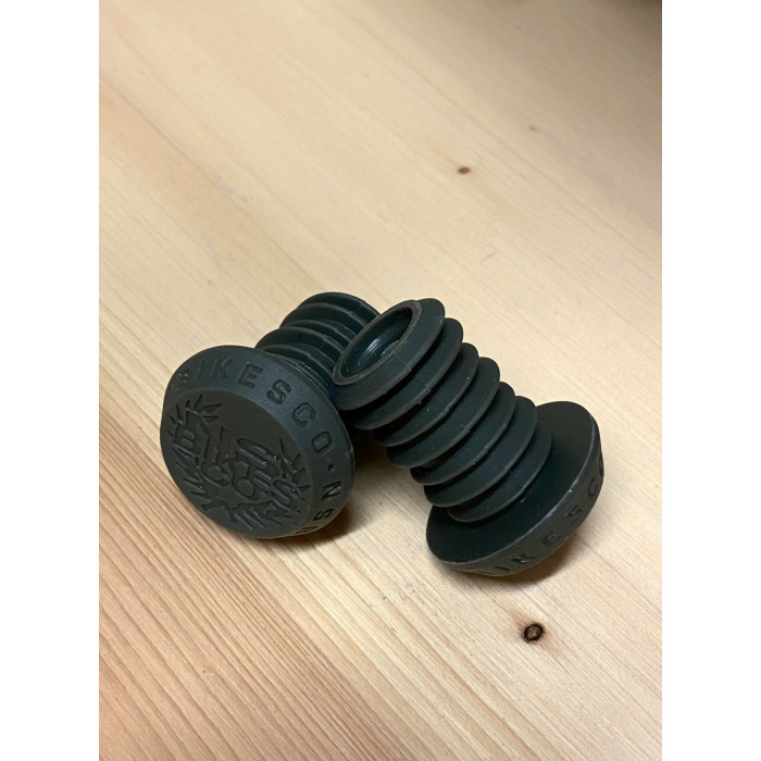 NS bikes Holdfast Bar Ends - Dark green
