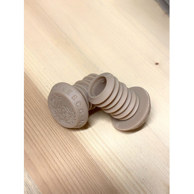 NS bikes Holdfast Bar Ends - Beige