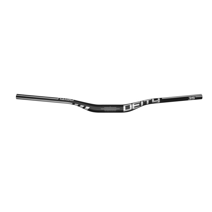 DEITY Carbon Handlebars Speedway 35 mm - chrome Rise: 30 mm