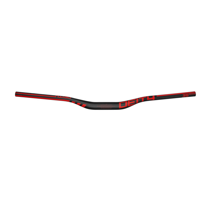 DEITY Carbon Handlebars Speedway 35 mm - red Rise: 30 mm