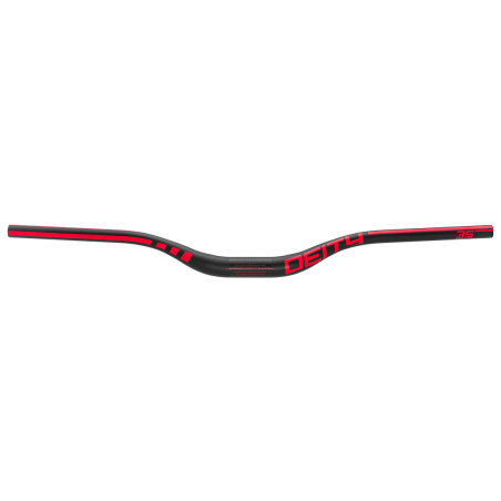 DEITY Carbon Handlebars Speedway 35 mm - red Rise: 30 mm