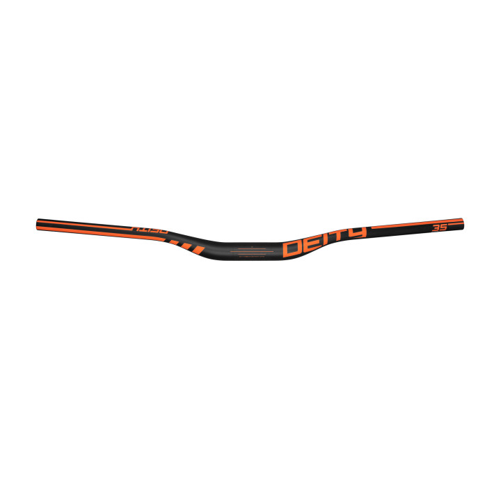 DEITY Carbon Handlebars Speedway 35 mm - orange Rise: 30 mm