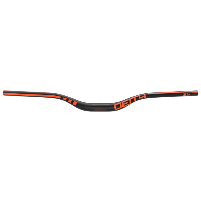 DEITY Carbon Handlebars Speedway 35 mm - orange Rise: 30 mm