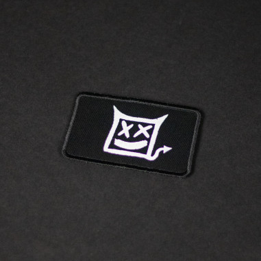 JUNKRIDE VELCRO PATCH NÁŠIVKA JUNKYDEVIL BLACK