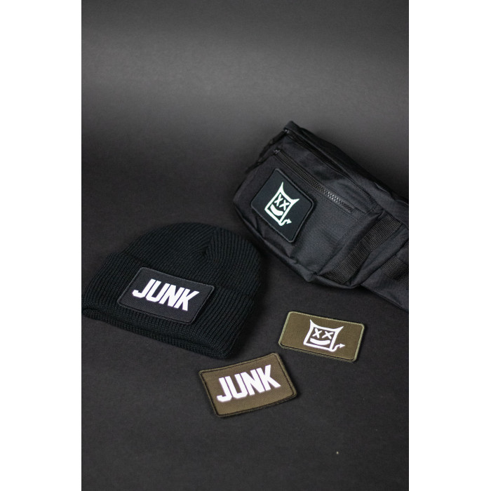 JUNKRIDE VELCRO PATCH JUNKYDEVIL BLACK