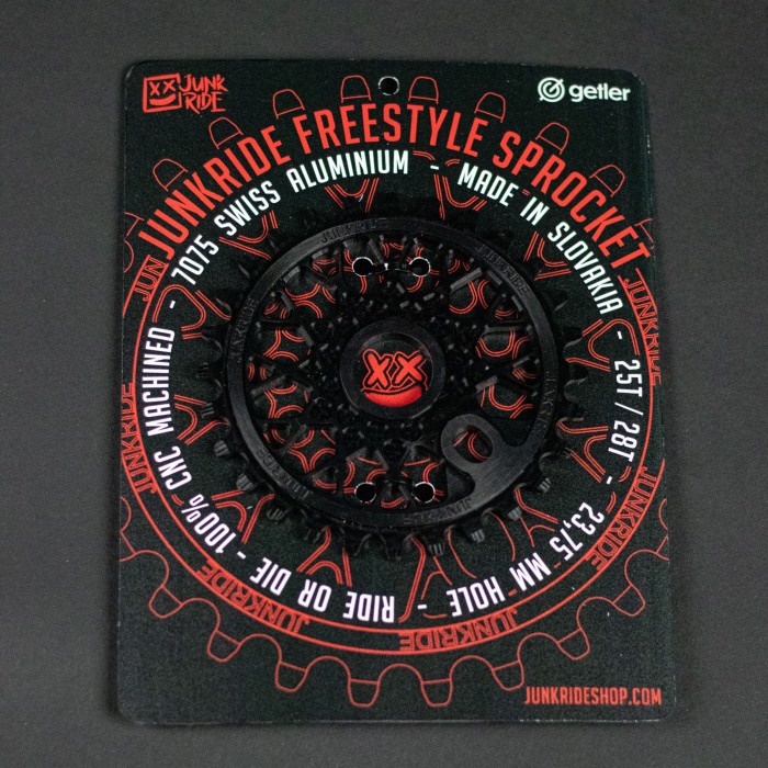 JUNKRIDE FREESTYLE SPROCKET 28T BLACK