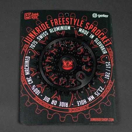 JUNKRIDE FREESTYLE SPROCKET 28T BLACK