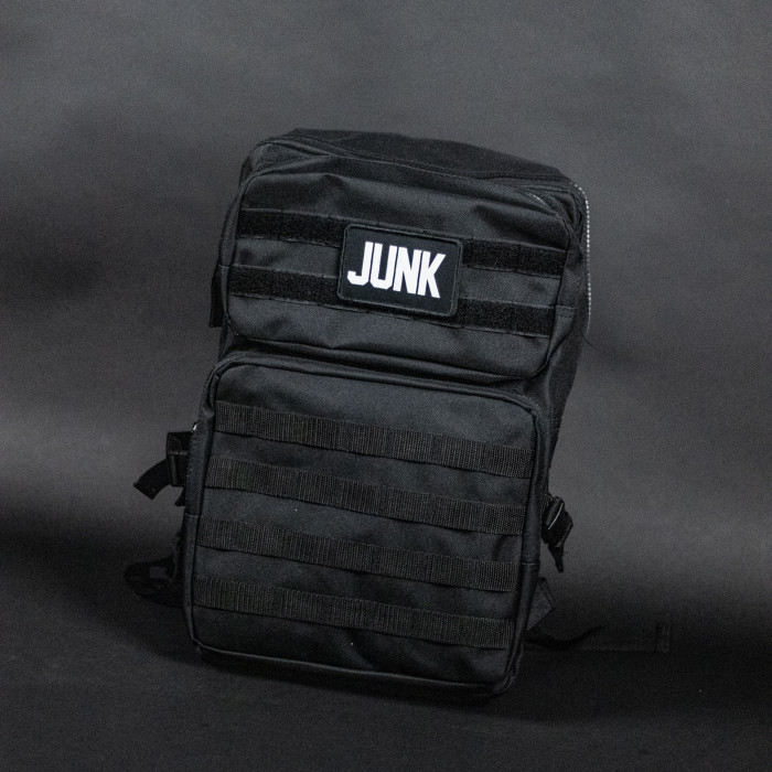 JUNKRIDE TACTICAL BACKPACK BLACK