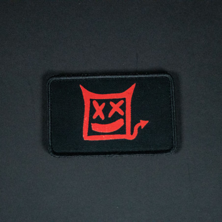 JUNKRIDE VELCRO PATCH NÁŠIVKA JUNKYDEVIL RED