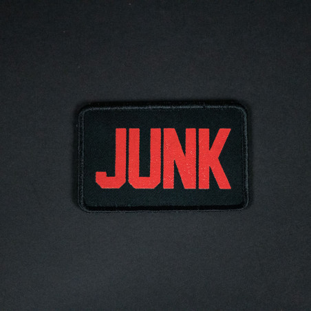 JUNKRIDE VELCRO PATCH NÁŠIVKA JUNK RED