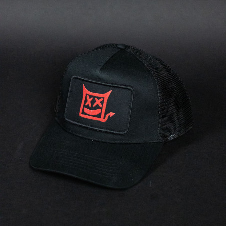 JUNKRIDE CREW VELCRO PATCH SNAPBACK RED DEVIL