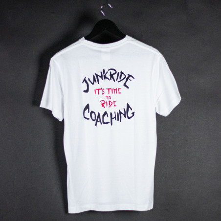 JUNKRIDE COACHING T-SHIRT WHITE