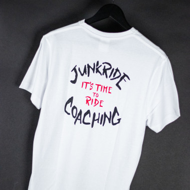 JUNKRIDE COACHING T-SHIRT WHITE 2
