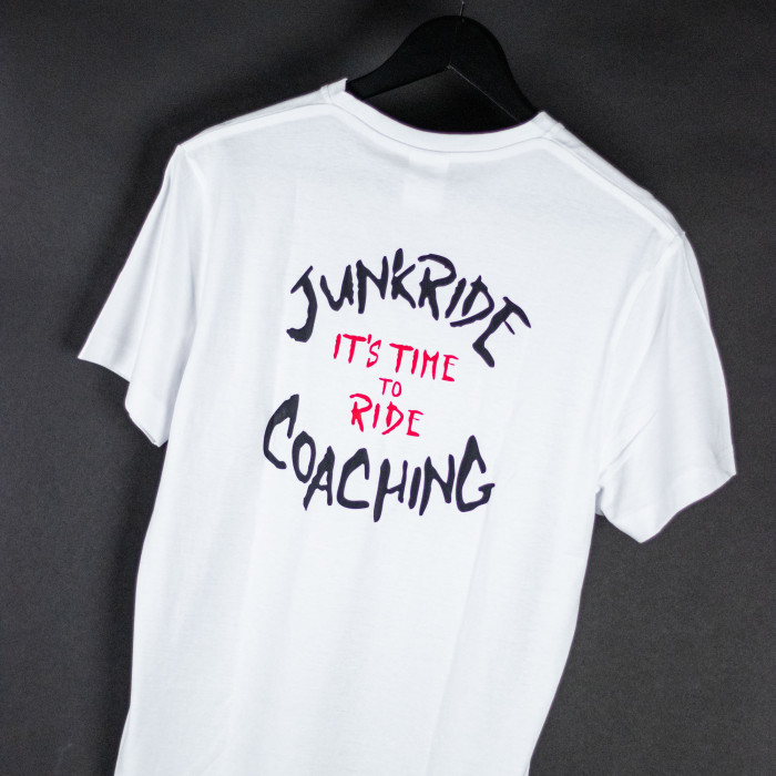 JUNKRIDE COACHING T-SHIRT WHITE