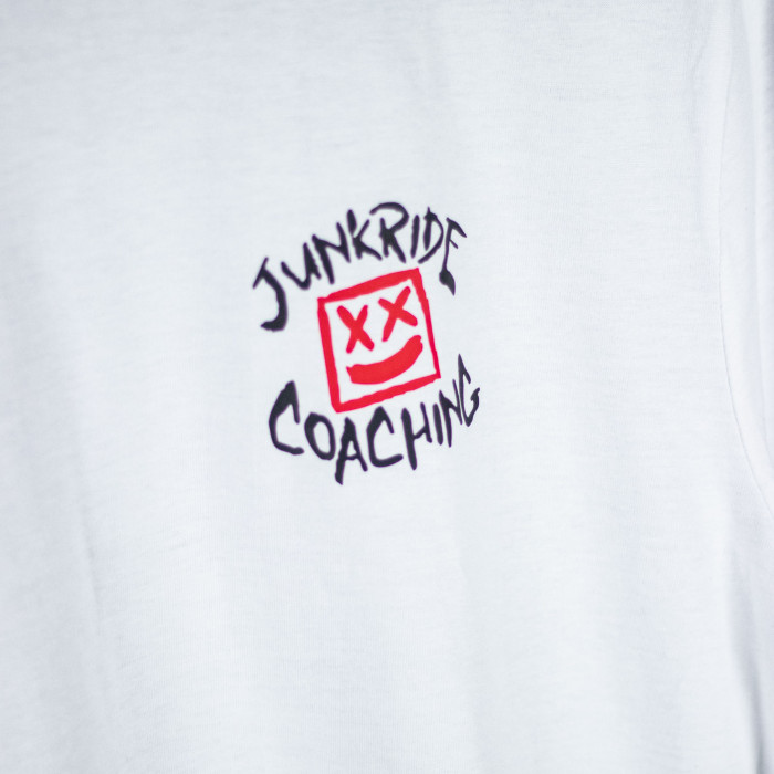 JUNKRIDE COACHING T-SHIRT WHITE