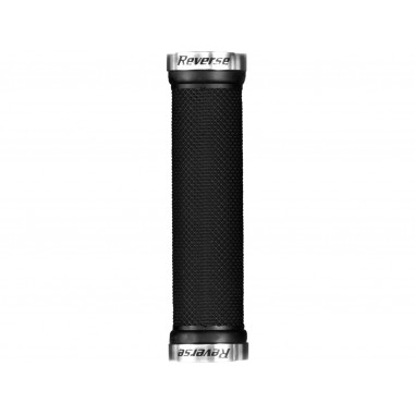 REVERSE Grips Classic Lock On Ø28mm x 130mm Black-Silver