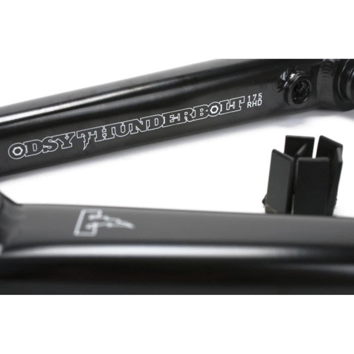 Odyssey Thunderbolt Crankset 160mm LHD, rust proof black