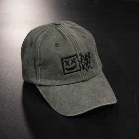 JUNKRIDE CREW LOGO LOW CAP GREEN