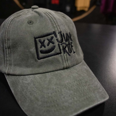 JUNKRIDE CREW LOGO LOW CAP GREEN 2