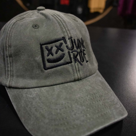 JUNKRIDE CREW LOGO LOW CAP GREEN