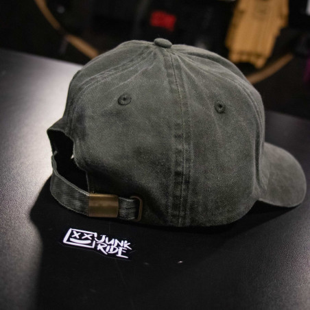 JUNKRIDE CREW LOGO LOW CAP GREEN