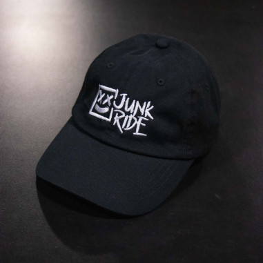 JUNKRIDE CREW LOGO LOW CAP BLACK