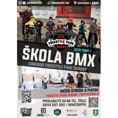 TRÉNING ŠKOLA BMX/MTB JUNKRIDE FREESTYLE PARK