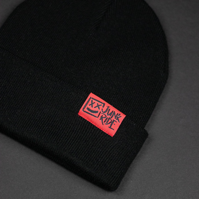 JUNKRIDE BEANIE CLASSIC BLACK