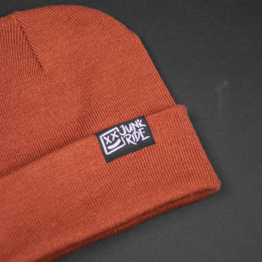 JUNKRIDE BEANIE CLASSIC RUST 2