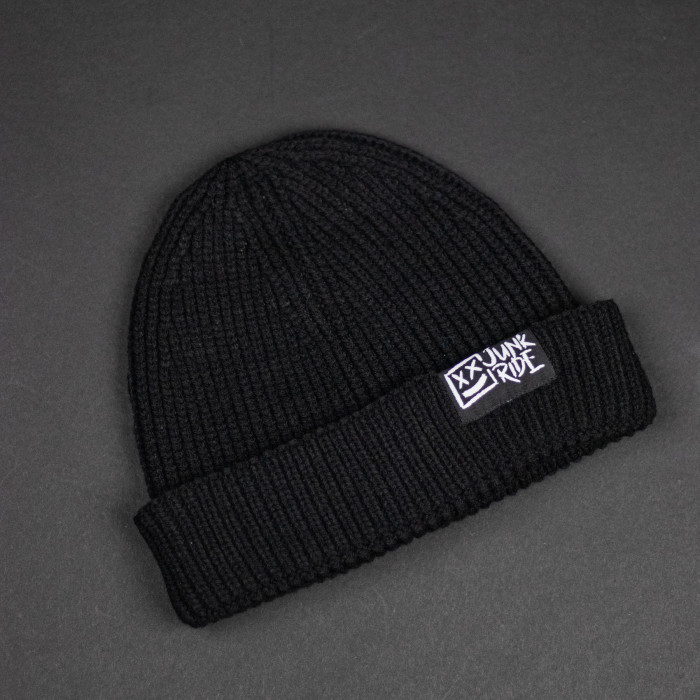 JUNKRIDE BEANIE SHORT BLACK