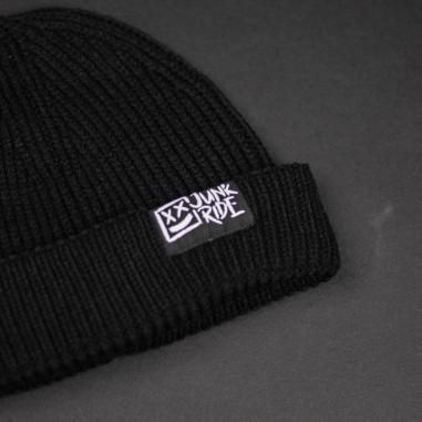 JUNKRIDE BEANIE SHORT BLACK 2