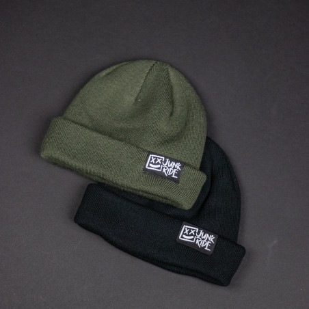JUNKRIDE SUPER SHORT BEANIE BLACK