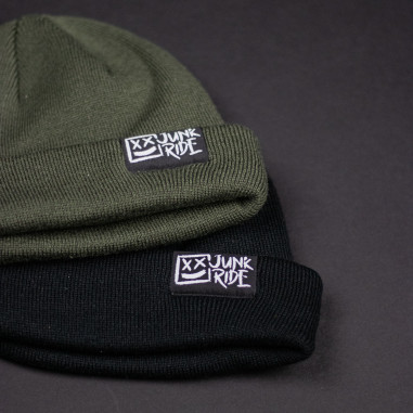 JUNKRIDE SUPER SHORT BEANIE OLIVE 2