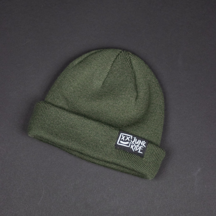 JUNKRIDE SUPER SHORT BEANIE OLIVE