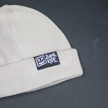 JUNKRIDE BEANIE LOW CREAM 2