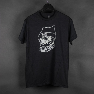 JUNKRIDE SKULL T-SHIRT BLACK