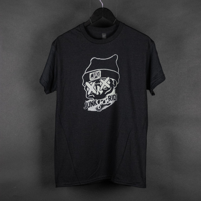 JUNKRIDE SKULL T-SHIRT BLACK
