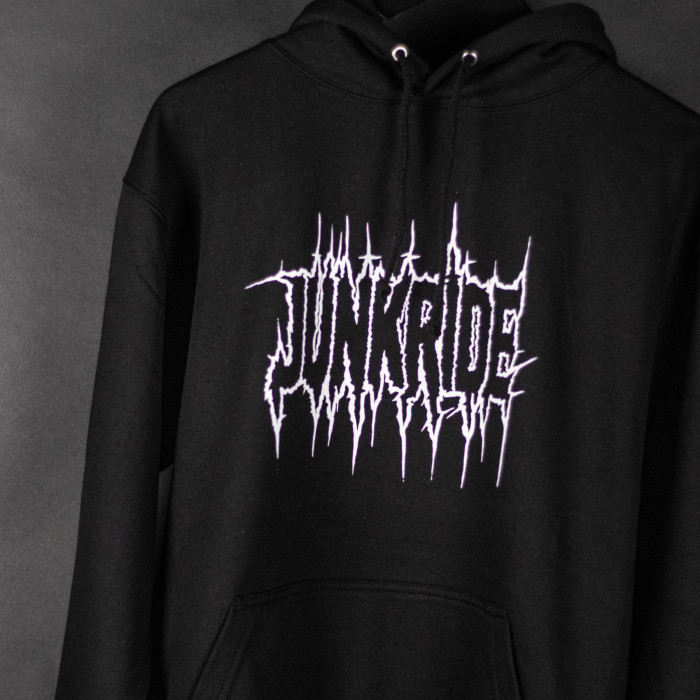JUNKRIDE PUNK HOODIE BLACK
