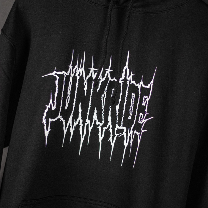 JUNKRIDE PUNK HOODIE BLACK