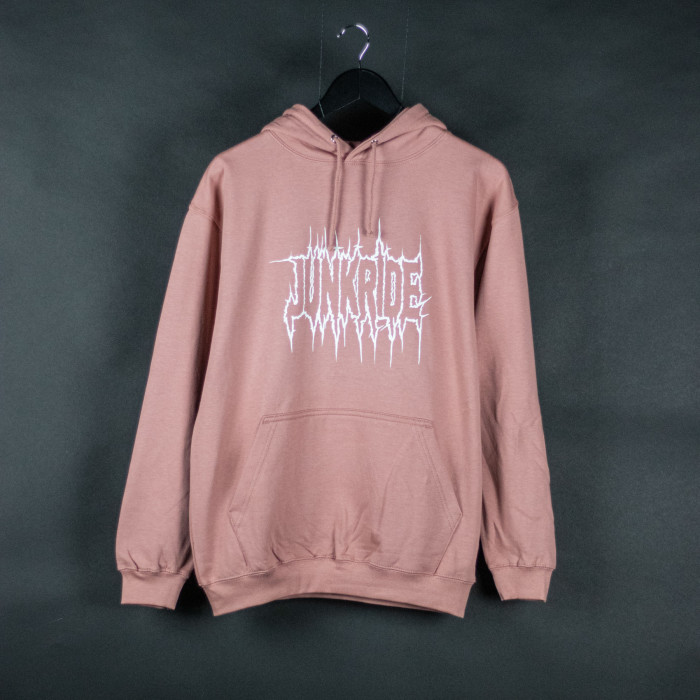 JUNKRIDE PUNK HOODIE DUSTY PINK