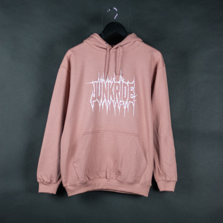 JUNKRIDE PUNK HOODIE DUSTY PINK