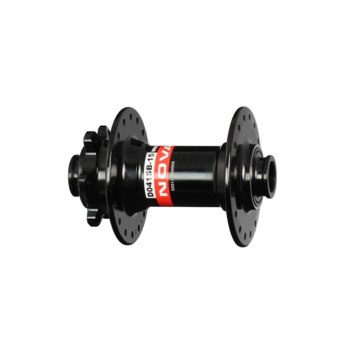 NOVATEC MTB FRONT HUB DISC M15x100mm 36H BLACK