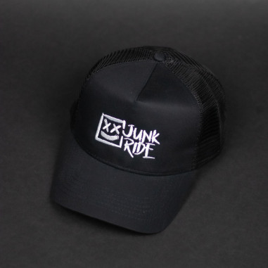 JUNKRIDE CREW LOGO HAT SNAPBACK TRUCKER