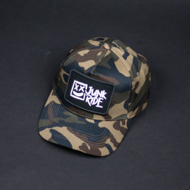 JUNKRIDE ŠILTOVKA S NÁŠIVKOU NA SUCHÝ ZIPS CAMO