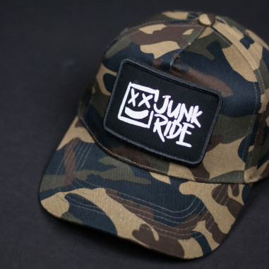 JUNKRIDE ŠILTOVKA S NÁŠIVKOU NA SUCHÝ ZIPS CAMO 2