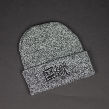 JUNKRIDE LOGO BEANIE GREY