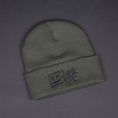 JUNKRIDE LOGO BEANIE GREEN