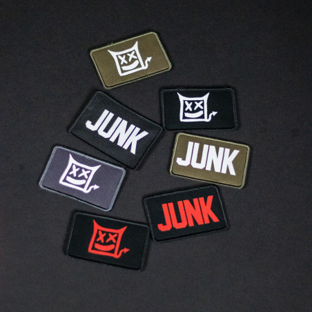 JUNKRIDE LOGO VELCRO PATCH FULL SNAPBACK BLACK