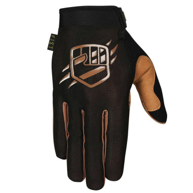 FIST GLOVES BREEZER BLACK TAN HOT WEATHER